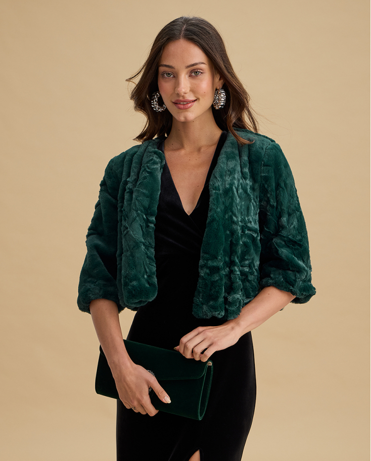 COAT MIDI SIMIL FAUX