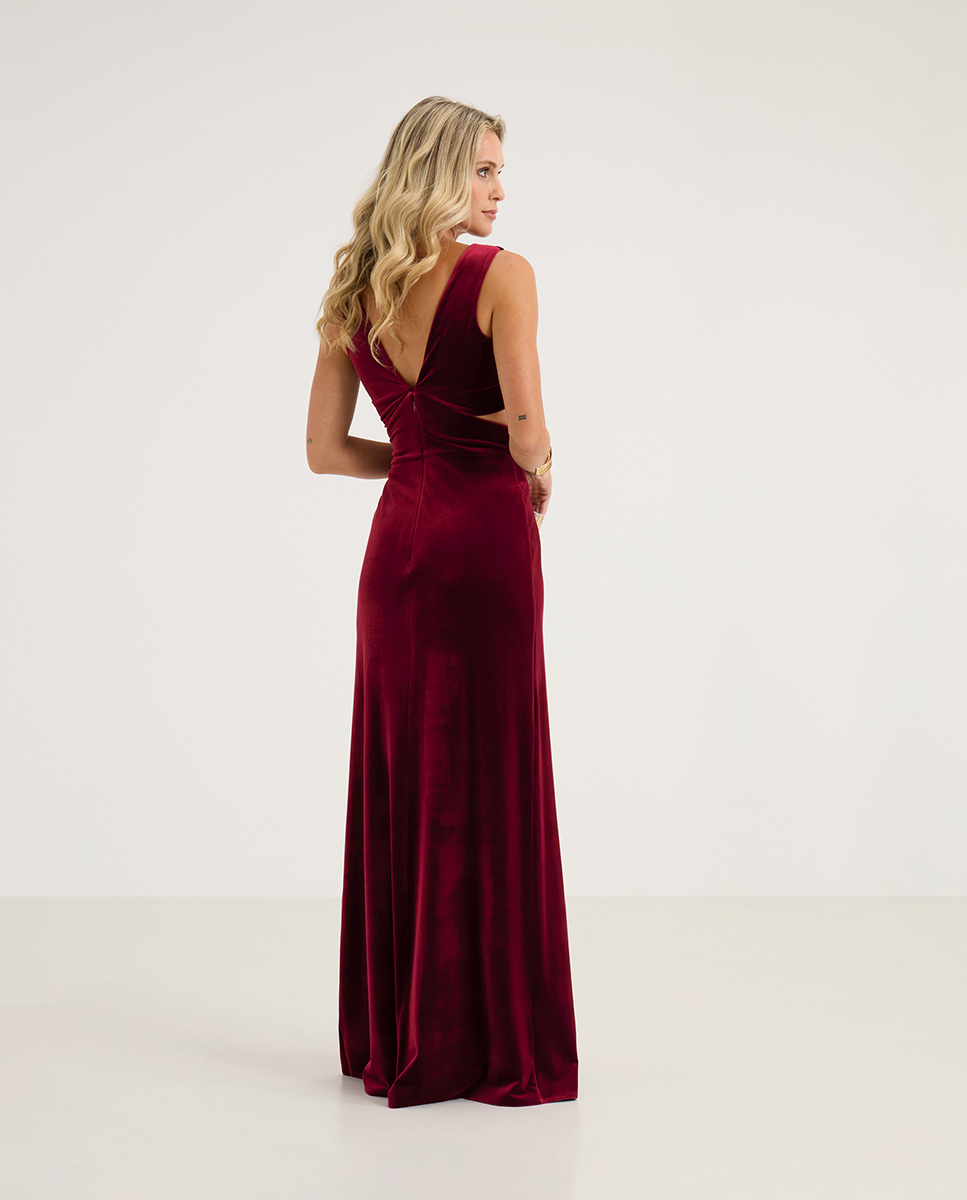 VESTIDO CRUZ VELVET